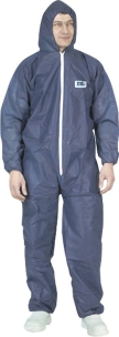 Combinaison de protection jetable SPP avec capuche 35 g/m² bleu XL