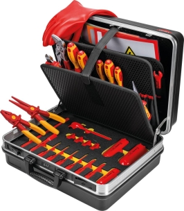 Mallette de dépannage 33 pièces pour véhicules électriques