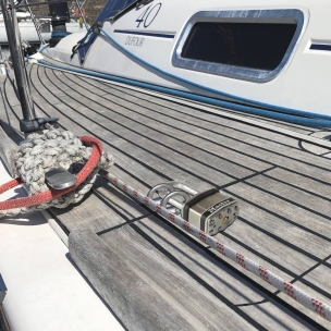 Cadenas marine acier inox 44mm 4 clés - blister