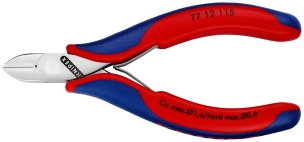 Pince coupante petit biseau 115mm - Serre-fils - Ressort - Bi-matière