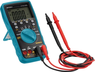 Multimètre digital automatique compact CAT III 600V avec sonde de température