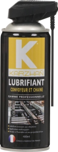 Lubrifiant chaîne et convoyeur avec tête 2 jets - lot de 6 aérosols 400ml
