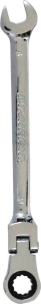 Clé mixte articulée à cliquet de 8mm - carte