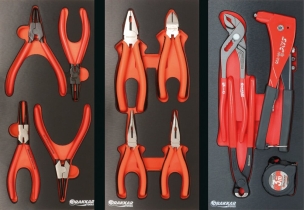 Servante d'atelier 7 tiroirs composée de 237 outils - modules finition métal