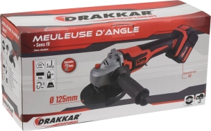 Meuleuse d'angle brushless 125mm 18V 2 batteries 4Ah Li-ion - sac de transport