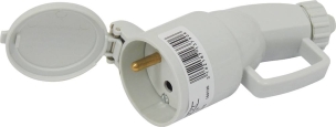 Fiche femelle à clapet 2P+T 230V - lot de 5 pcs