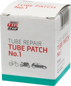 Rustine pour chambre à air ronde 33mm n°1 - boîte de 30 pcs