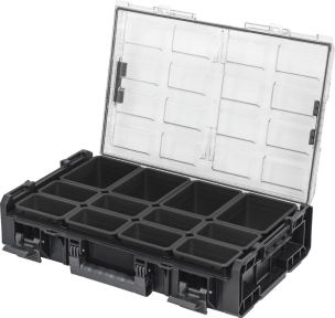 Mallette de rangement COBOX 12 godets 582x387x131mm