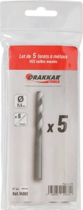 Foret à métaux HSS 11,5mm - lot de 5 pcs