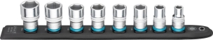 Douille 1/2" sur support magnétique - 8pcs