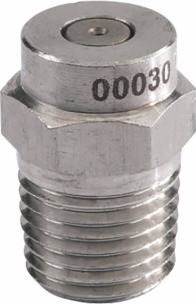 Buse HP jet plat calibre 0,25 filetage 1/4" mâle pour lance simple avec tête réglable