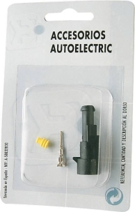 Connecteur étanche mâle complet 1 voie - blister