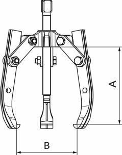 Extracteur 3 griffes 120mm 1T auto centrant