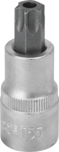 Douille tournevis 1/2" avec embout 55mm Torx® alésé TT55