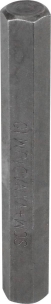 Embout hexagonal 10x75mm avec empreinte hexgonale 10mm