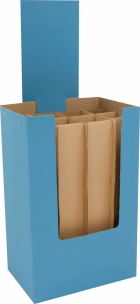 Box carton 1/4 palette - 4 niveaux possibles vide
