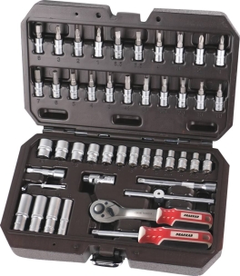 Coffret de douilles 1/4" - 48 pcs