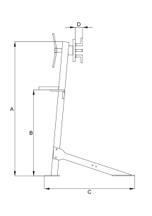 Support 300kg pour moteur