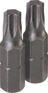 Embout hexagonal 1/4"x25mm avec empreinte Torx® T30 - lot de 2 pcs Embout hexagonal 1/4"x25mm avec empreinte Torx® T30 - lot de 2 pcs