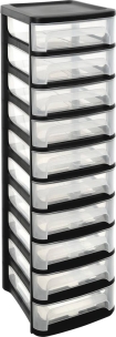 Tour 10 tiroirs de rangement 320x370x1025mm