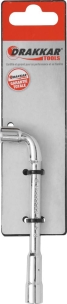 Clé à pipe débouchée 6 pans/6 pans de 6mm - carte