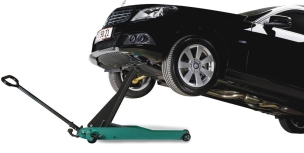Cric rouleur 1,4T levée 77/715mm longueur 1050mm Surbaissé