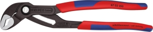 Pince multiprise entrepassée avec bouton poussoir Cobra® 250mm bi matière - carte