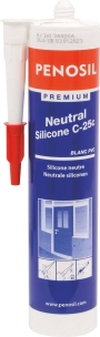 Mastic silicone pour étanchéité menuiserie alu/pvc/bois - lot de 24 cartouches de 300ml