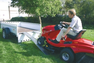 Rampes aluminium incurvées 400kg 2000mm - lot de 2 pcs