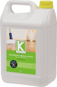 Nettoyant détergent rénovateur parquet avec cire d'abeille - lot de 4 bidons de 5L