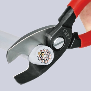 Coupe câble 200mm à double tranchant gainée