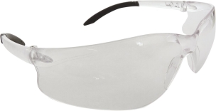 Lunettes de protection incolores avec branches fines