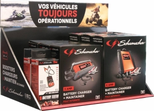 Présentoir de 2 testeurs et 5 chargeurs