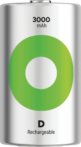 Pile rechargeable D/HR20 Ni-Mh 3000mAh - blister de 2 piles Pile rechargeable D/HR20 Ni-Mh 3000mAh - blister de 2 piles