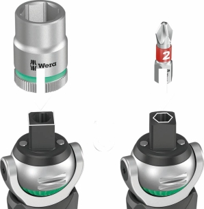 Tournevis à cliquet 72 dents avec 12 embouts dans le manche