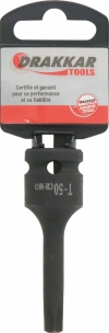 Douilles tournevis à chocs 1/2" Torx® T50 - carte