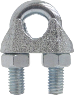 Serre-câble étrier en fonte 14mm - sachet de 2 pcs Serre-câble étrier en fonte 14mm - sachet de 2 pcs