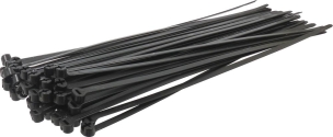 Collier nylon Tyrap 4,8x186mm noir - lot de 100 pcs