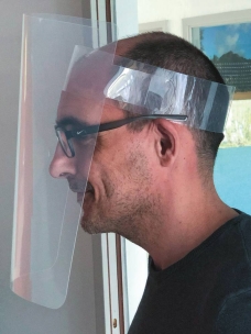 Ecran de protection anti-postillons - lot de 100 pcs