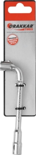 Clé à pipe débouchée 6 pans/6 pans de 8mm - carte