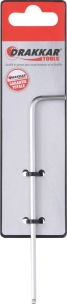 Clé mâle coudée hexagonale extra longue 1/8" - carte