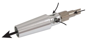 Soufflette pvc avec bec 8x700mm avec buse gros débit et raccord rapide