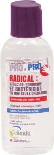 Gel hydroalcoolique virucide EN 14476 - lot de 12 flacons de 100ml