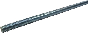Tige filetée en 1000mm class 8,8 zingué blanc M8 - lot de 50 pcs