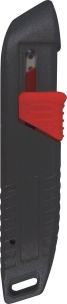 Cutter 19mm métallique lame auto rétractable trapézoïdale - blister