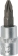 Douille tournevis 1/4" avec embout 37mm Pozidriv PZ2