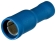 Cosses rondes femelles isolées bleu Ø 5mm / 1,5-2,5mm² - lot de 100pcs