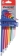 Clés Torx® alésées extra longues de TT10 à TT50 - étui de 9 pcs sur carte