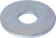 Rondelle plate extra large LL zinguée 12mm NFE 25513 - sachet de 10 pcs
