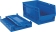 Boîte à bec pliable bleue 336x216x175mm